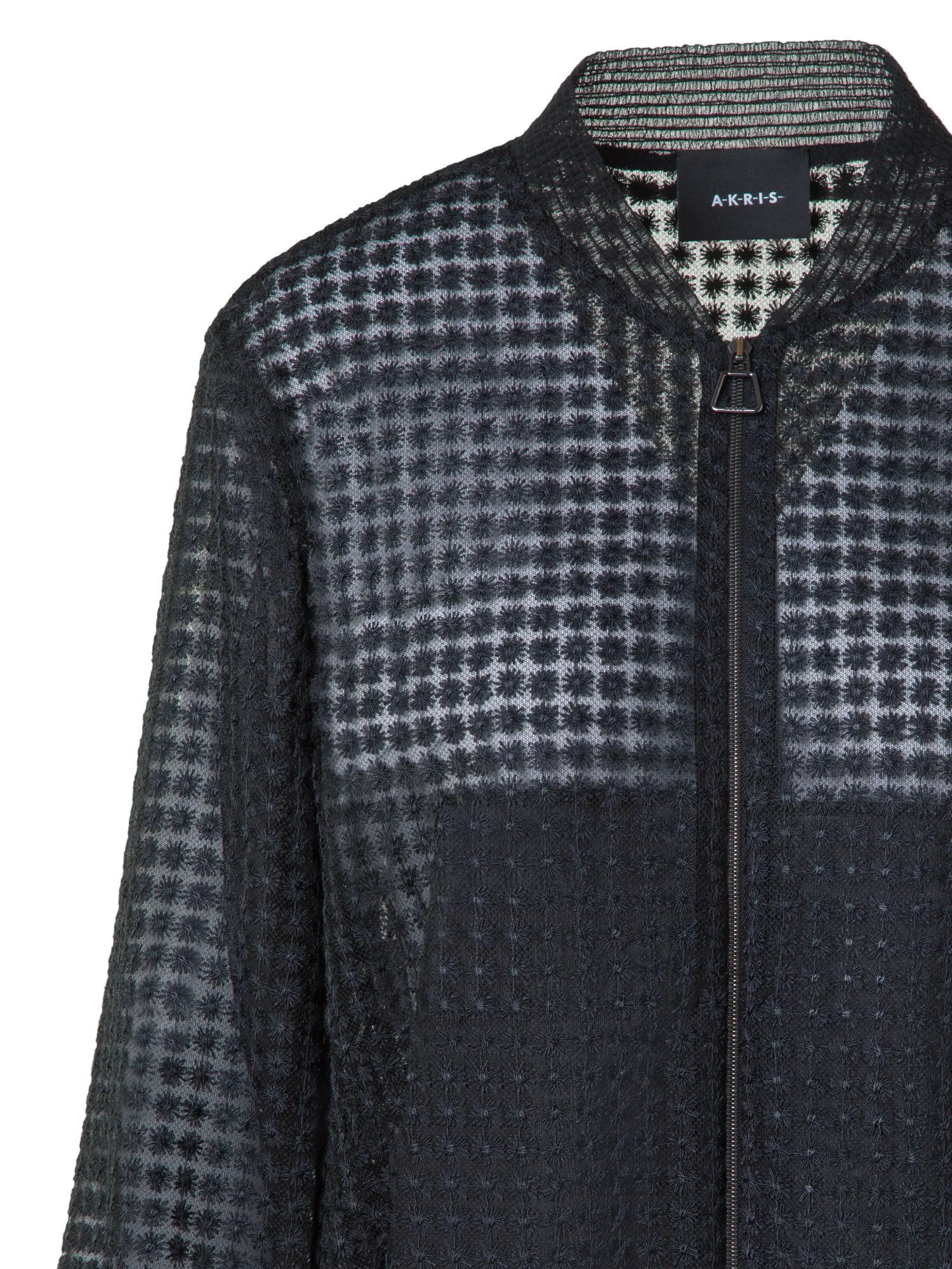 Bomber Jacket in Flower Embroidery - Image 5