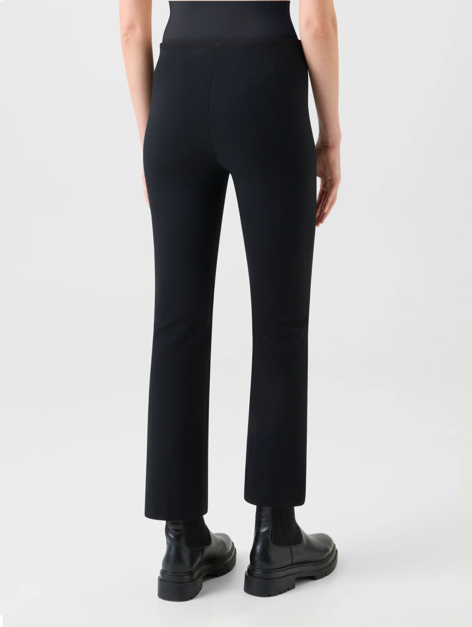Cropped Slight Bootcut Signature Jersey Pants - Image 6