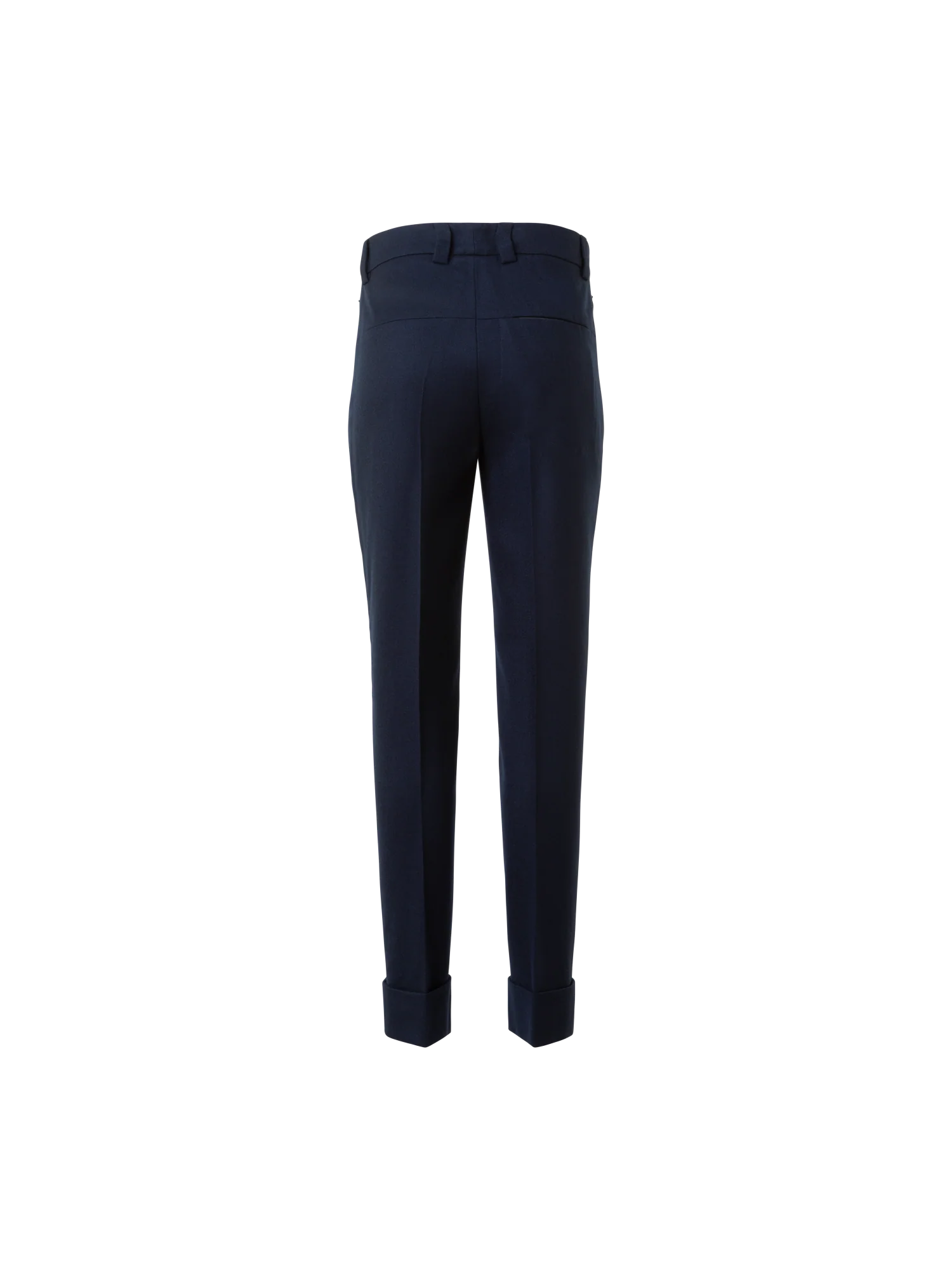 Cropped Tapered Stretch Wool Flannel Pants - Image 4