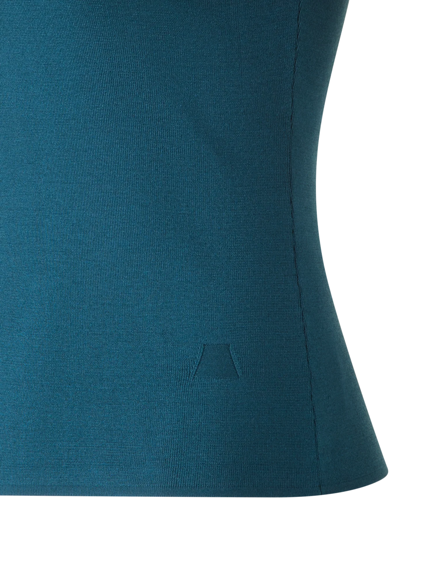 Knit Tank Top in Silk Stretch - Image 3