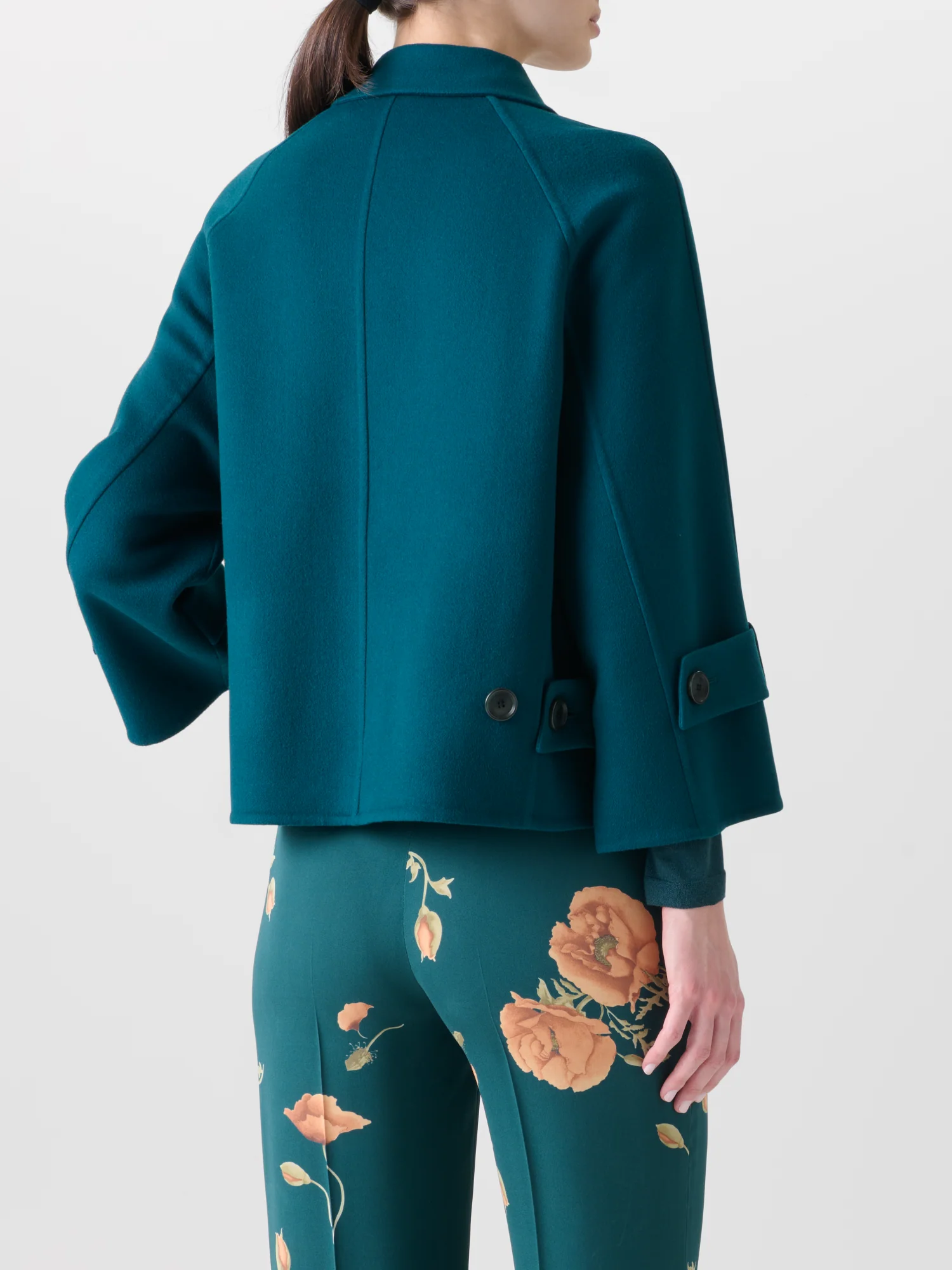 Pure Cashmere Double-Face A-Line Jacket - Image 5