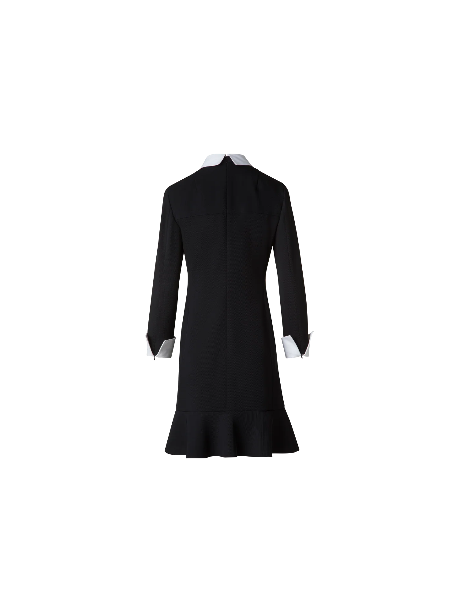 Sheath Dress with Detachable Collar and Cuffs - Image 4