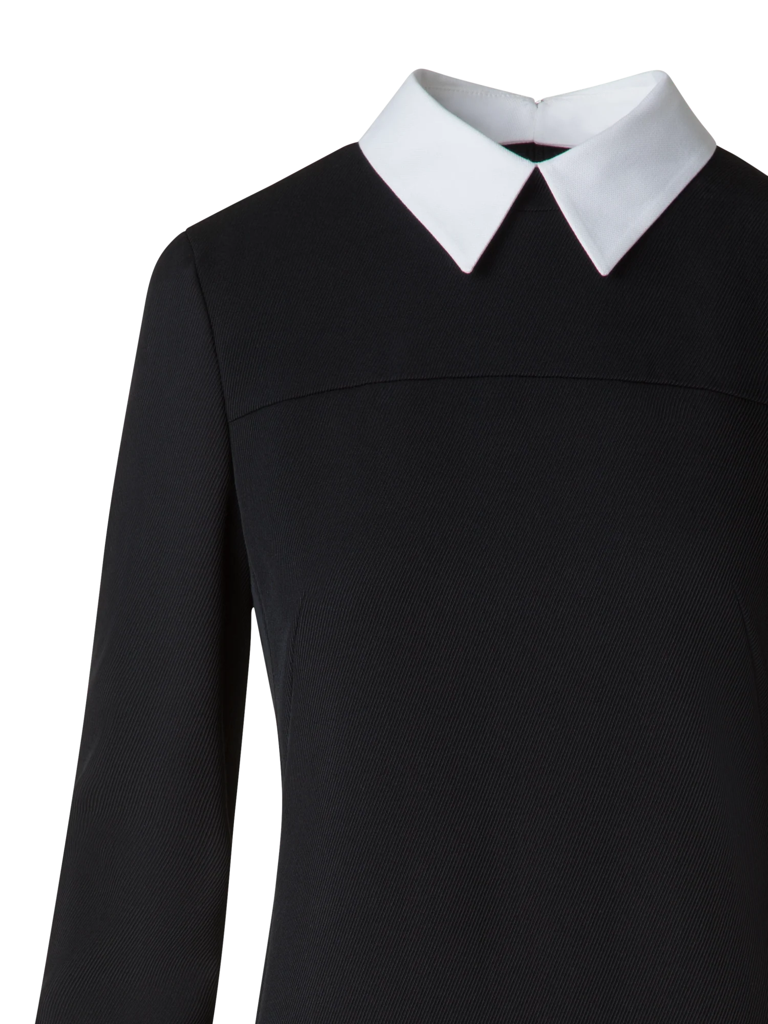 Sheath Dress with Detachable Collar and Cuffs - Image 5