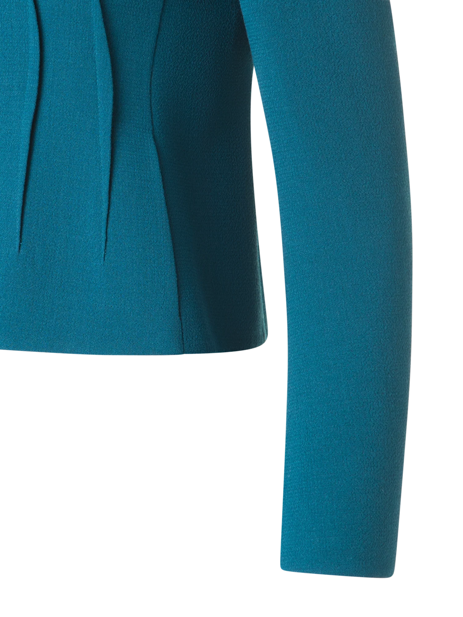 Short Jacket in Wool Crêpe Double-Face - Image 3