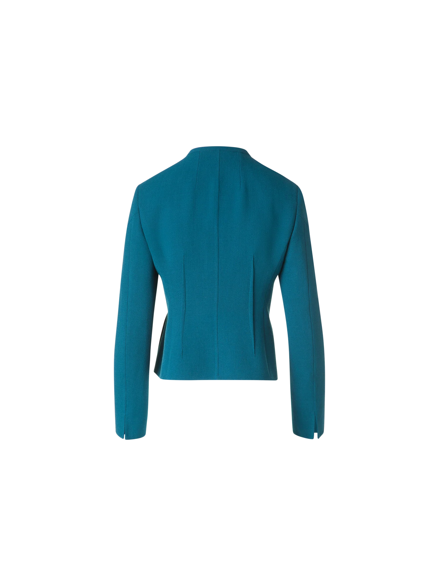 Short Jacket in Wool Crêpe Double-Face - Image 4