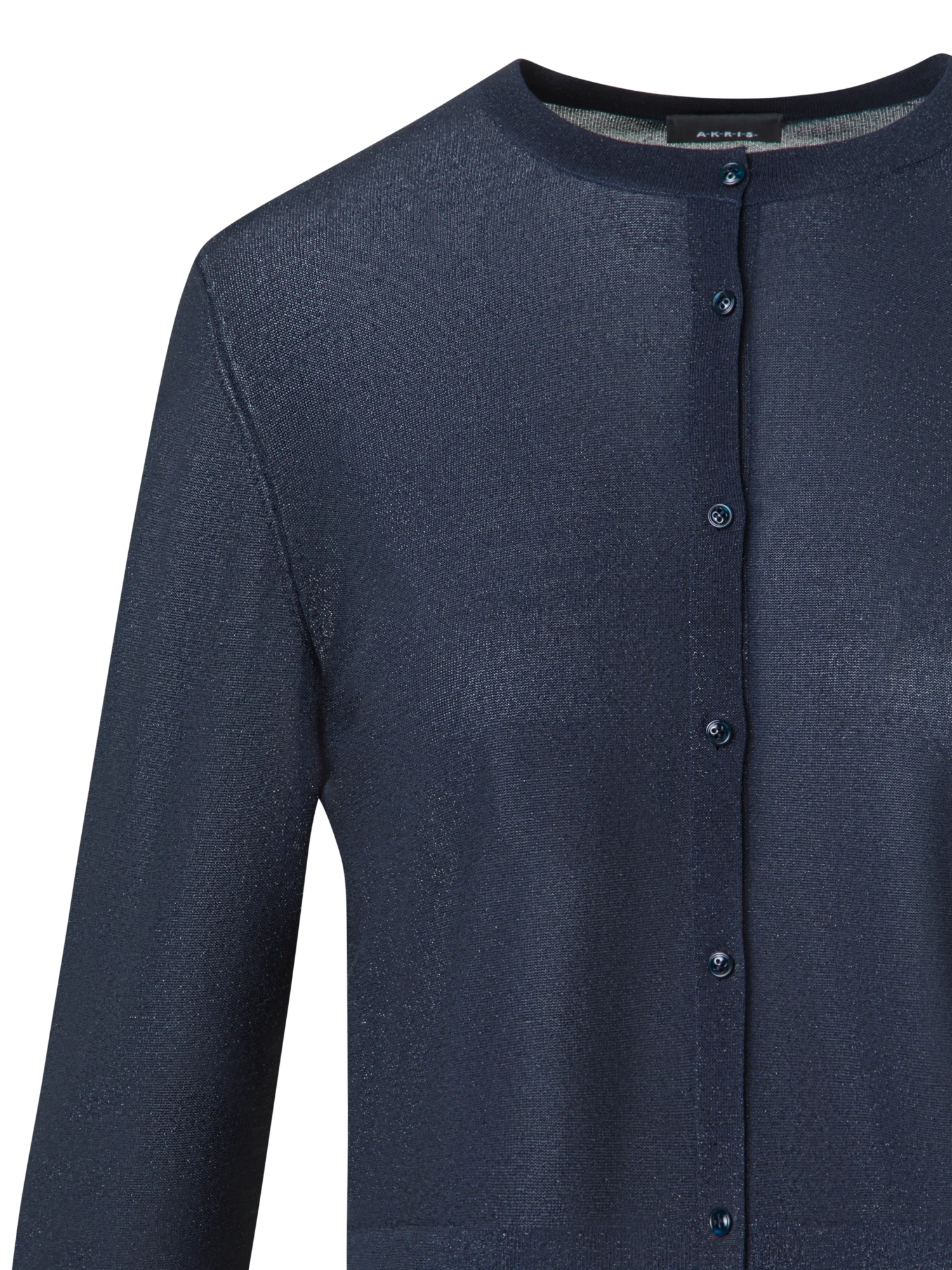 Silk Cardigan with Golden Lurex - Image 3