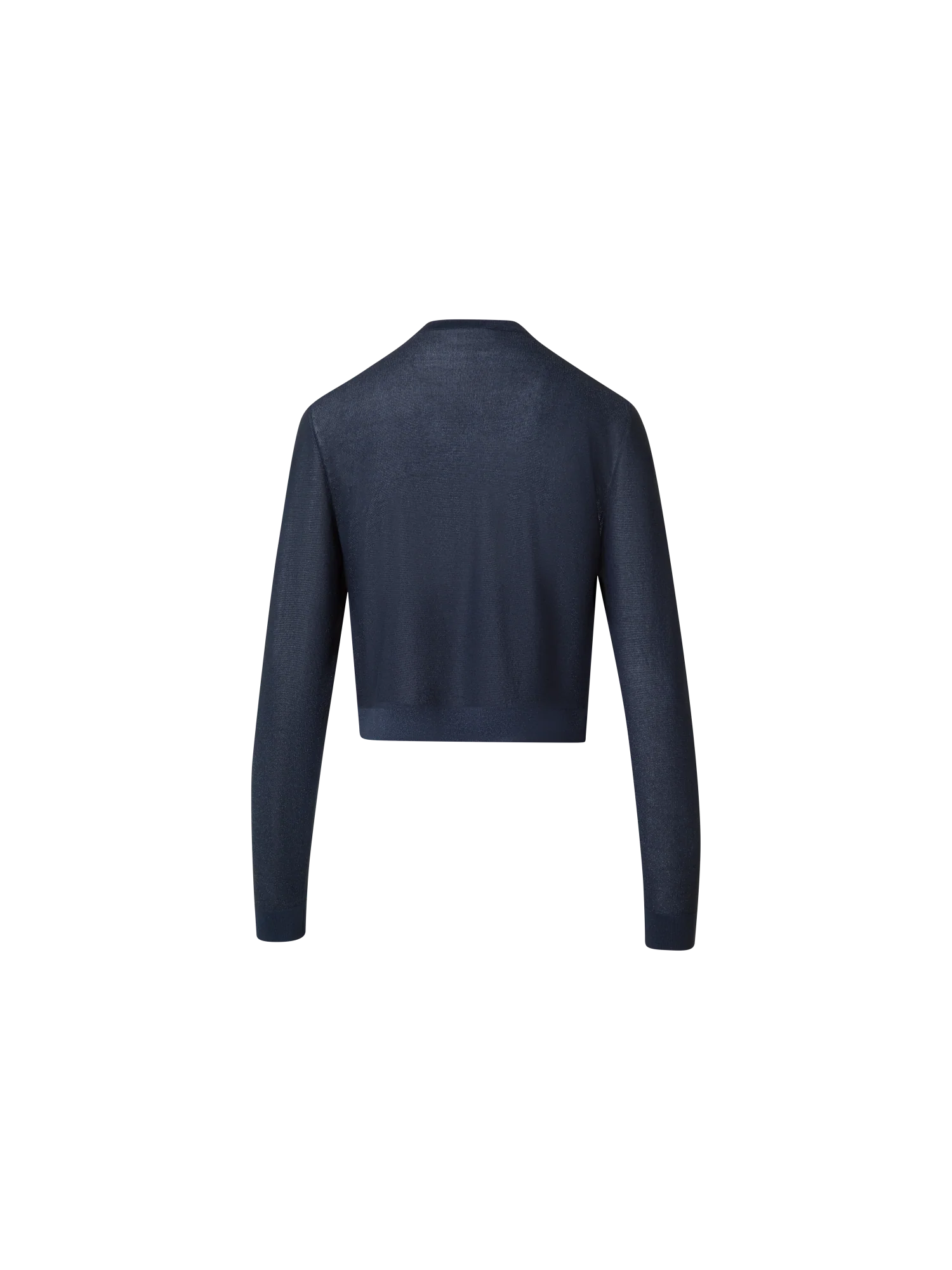 Silk Cardigan with Golden Lurex - Image 4