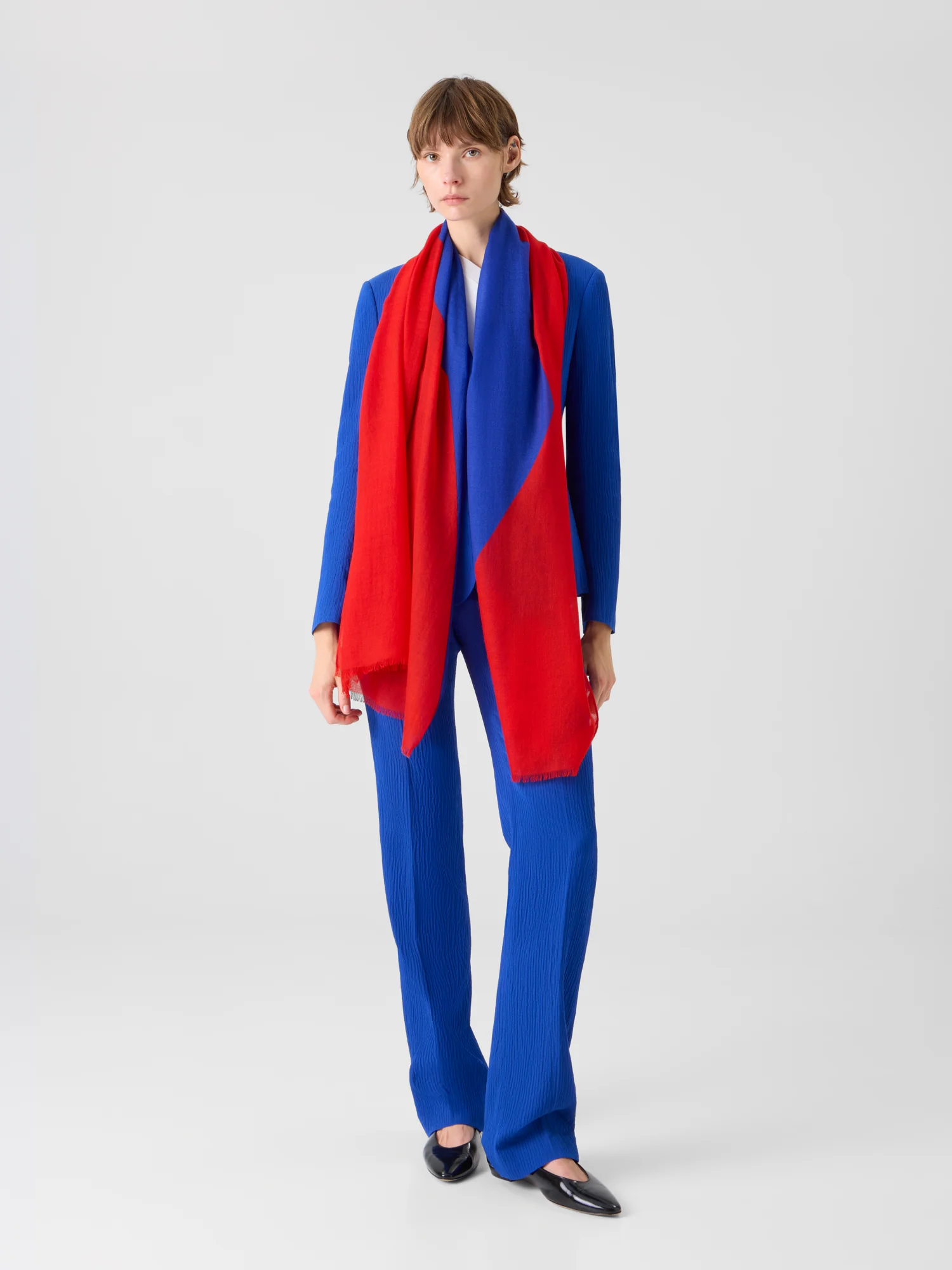 Cashmere Scarf in High Plains Print - Image 4