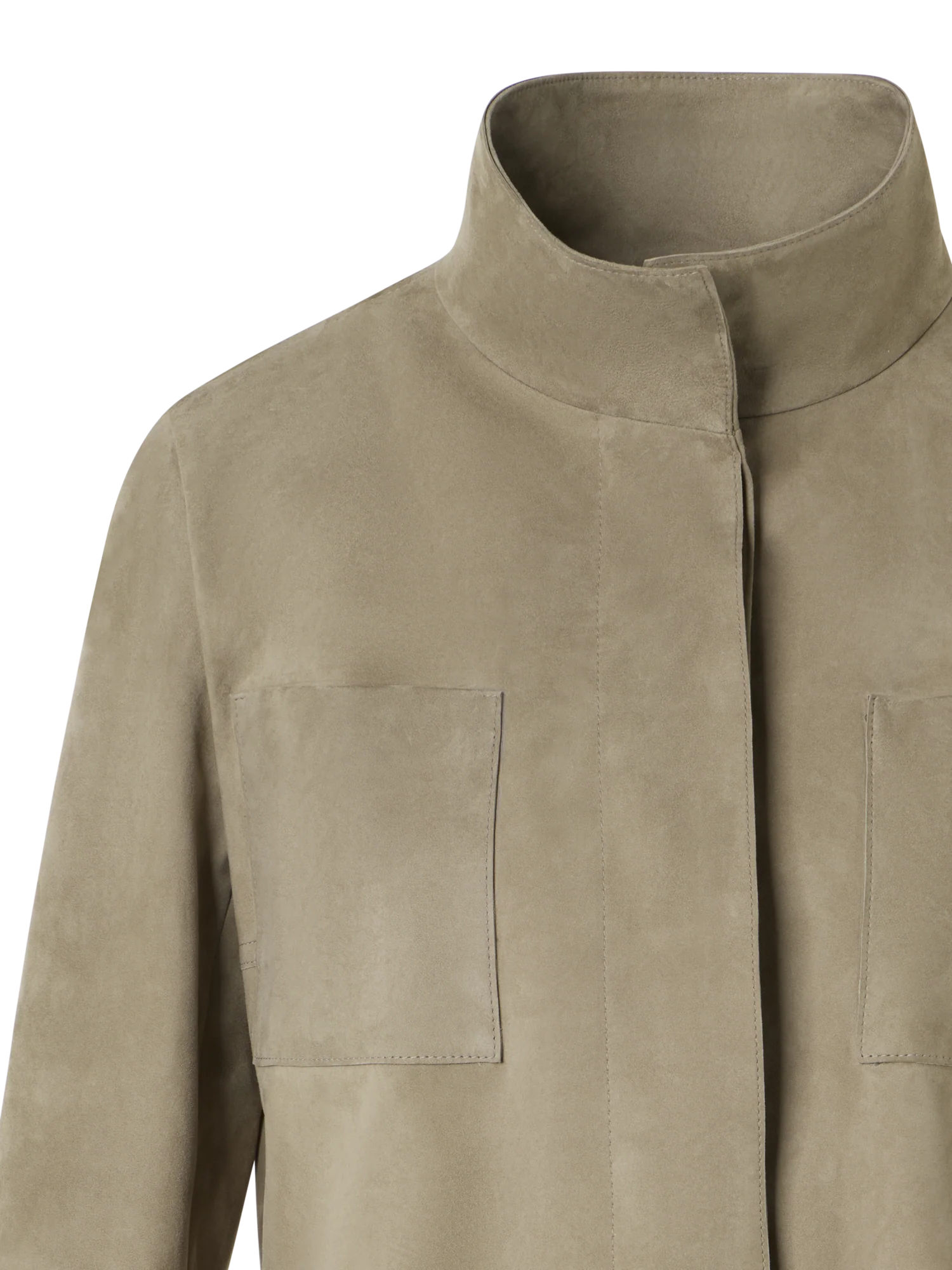 Chianti Safari Jacket in Suede - Image 3