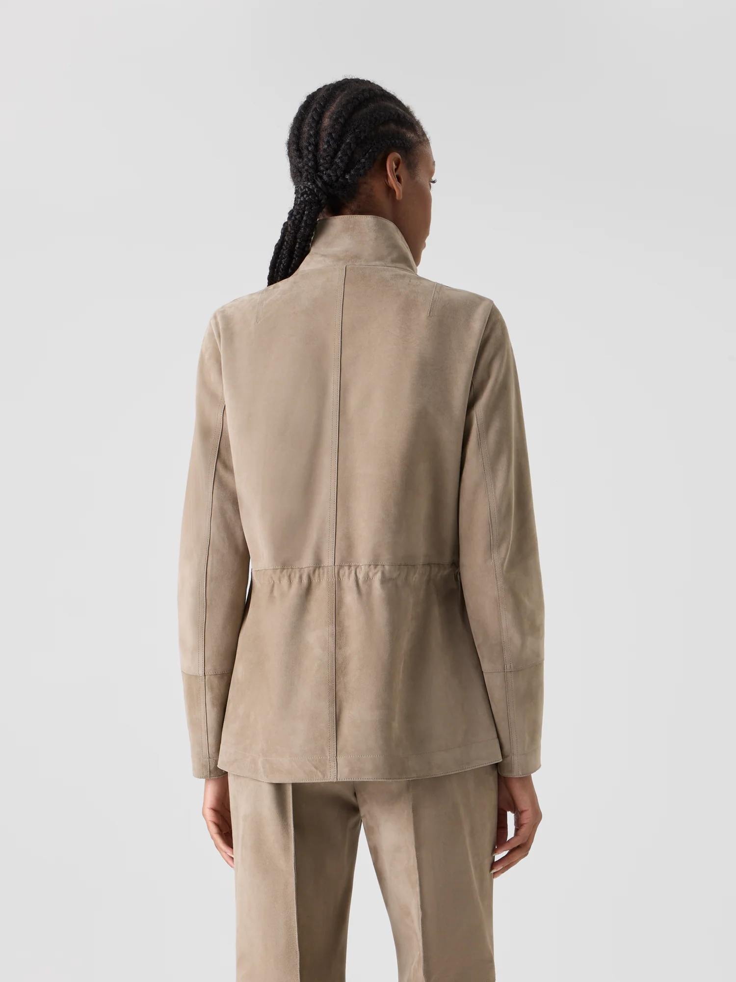 Chianti Safari Jacket in Suede - Image 6
