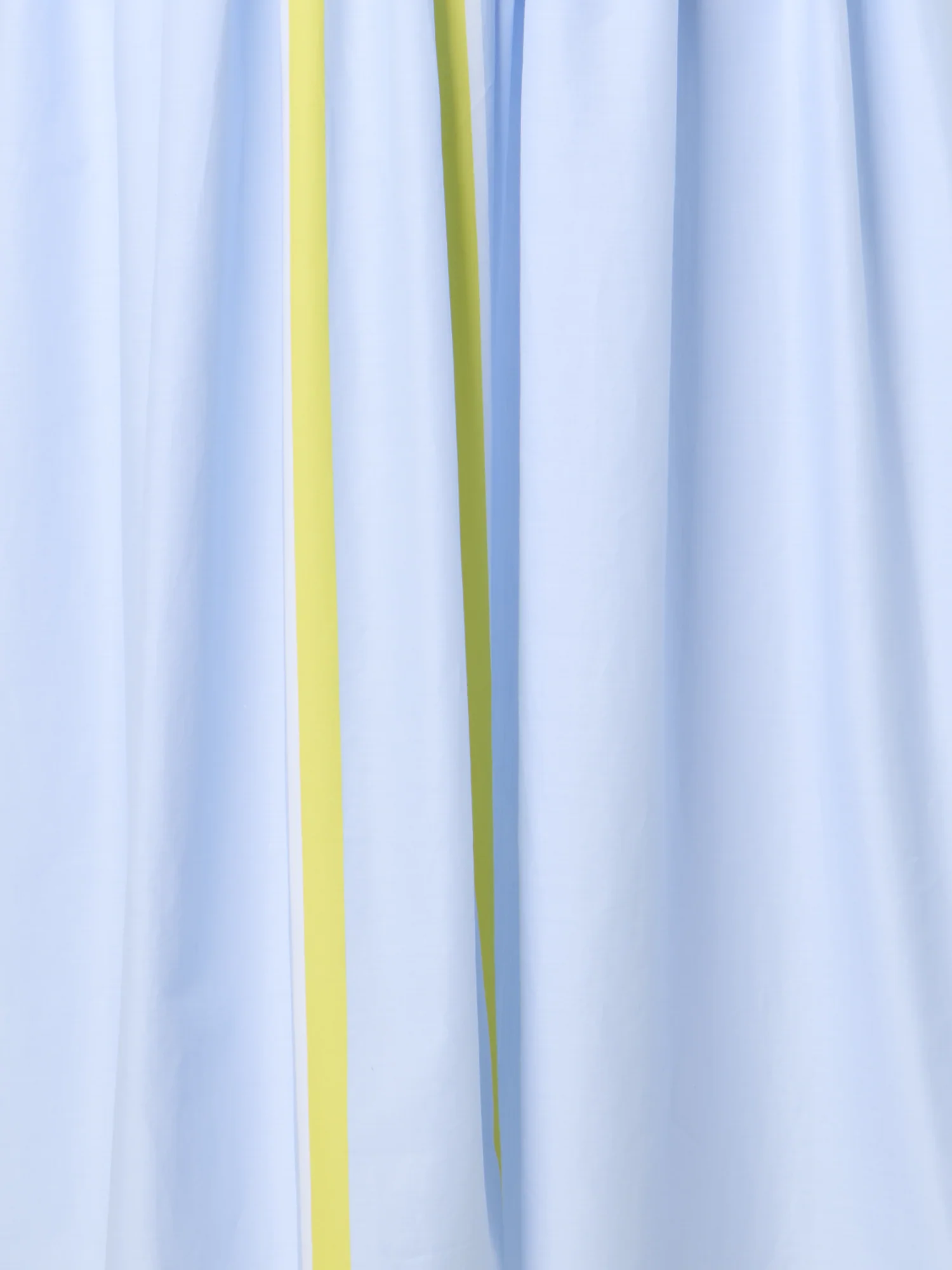 Striped Cotton Chambray Midi Shirt Dress - Image 4