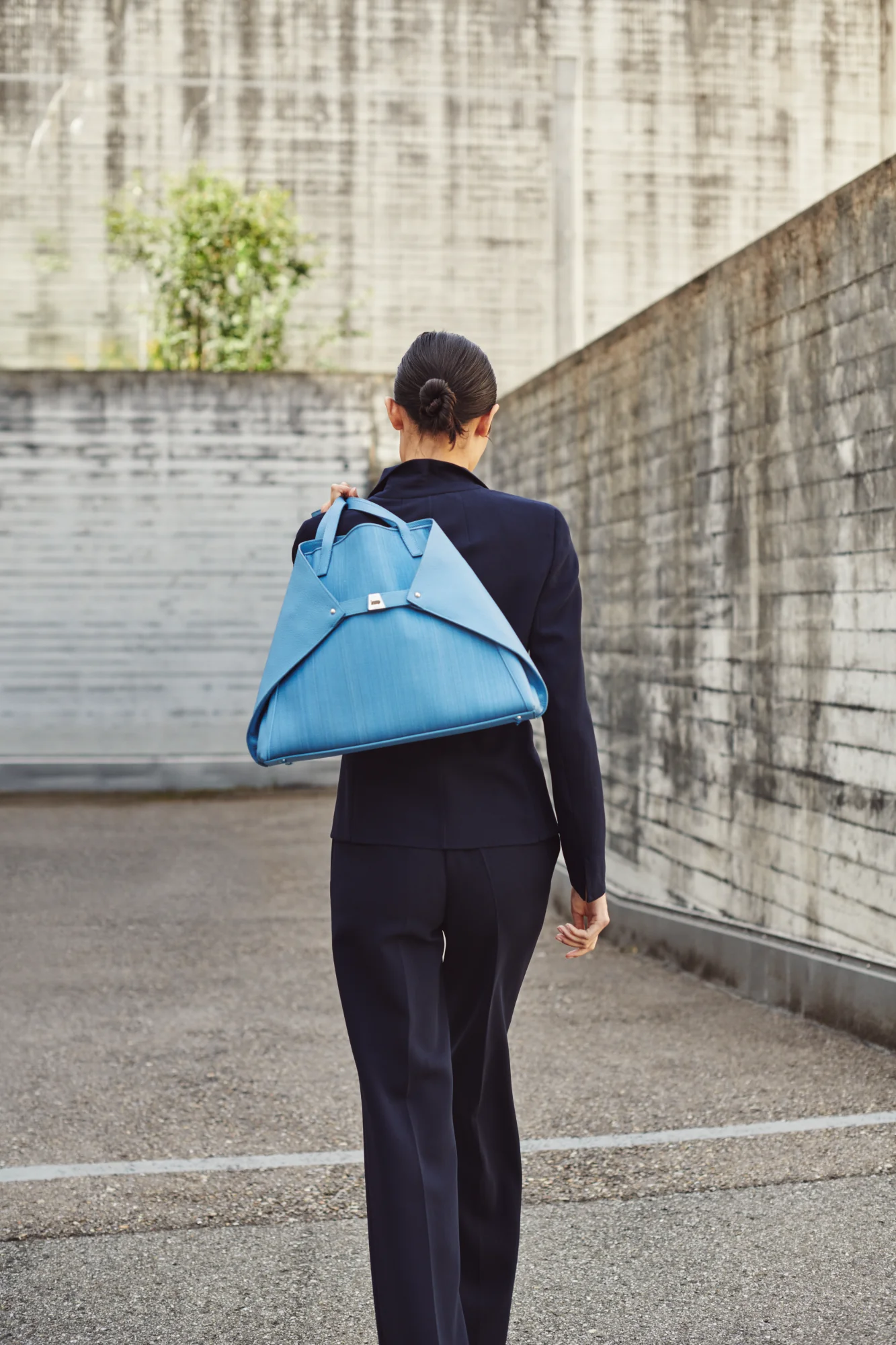 Straight Wool Double-Face Pants - Image 5