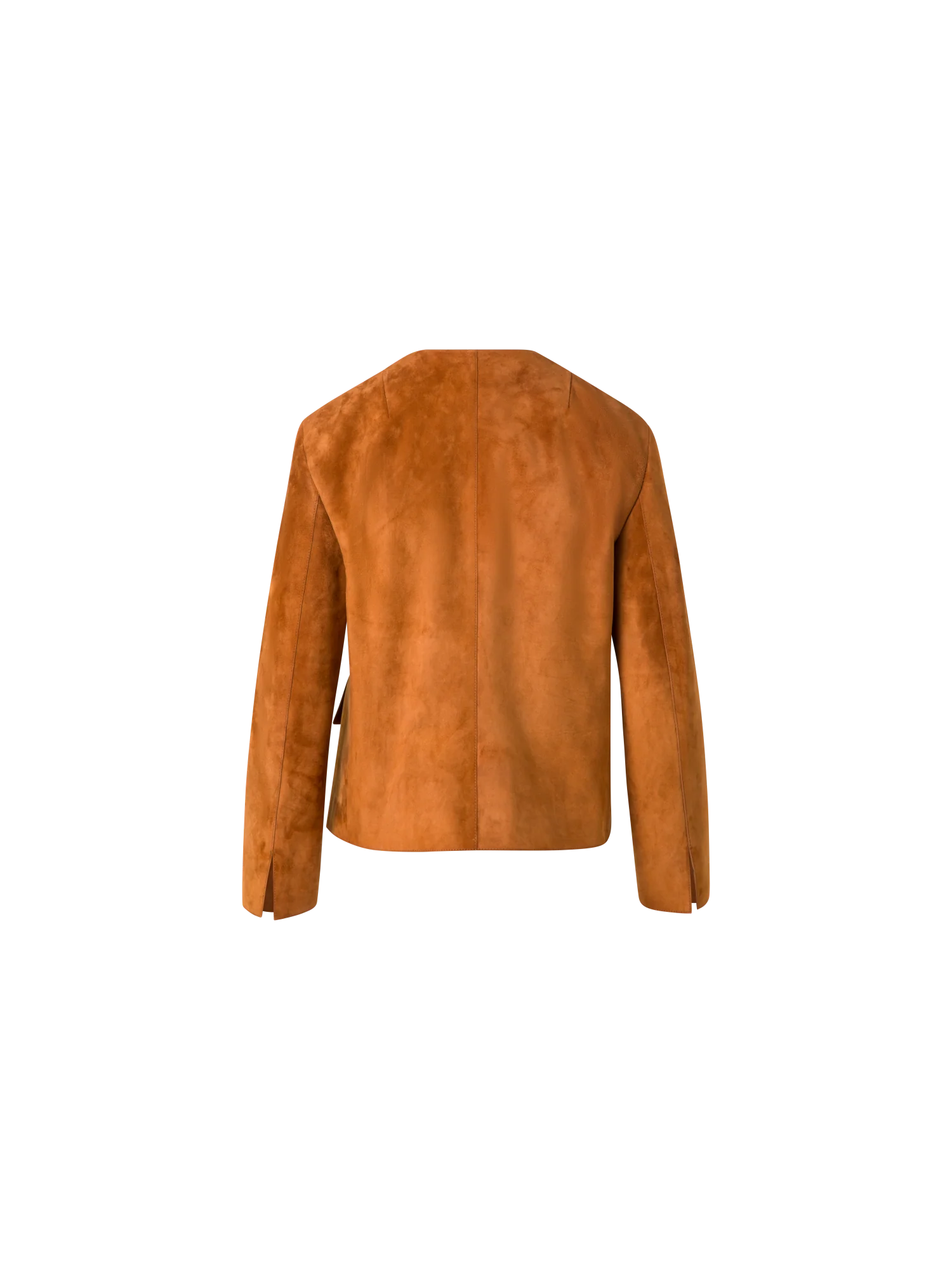 Suede Jacket with Golden Buttons - Image 4