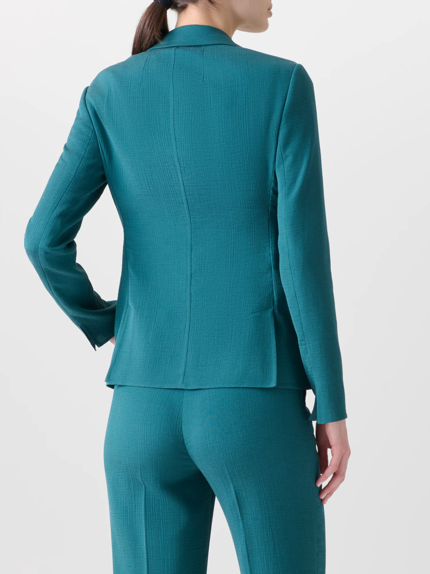 Tailored Blazer in Cotton Silk Double-Face - Image 5